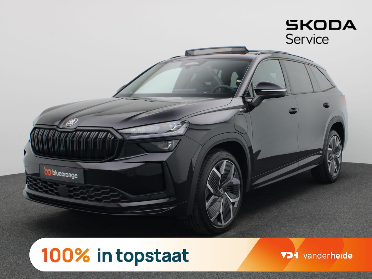 Skoda Kodiaq - 1.5 TSI PHEV Sportline Business 204PK DSG matrix led, trekhaak, schuif-kanteldak, Canton s - AutoWereld.nl