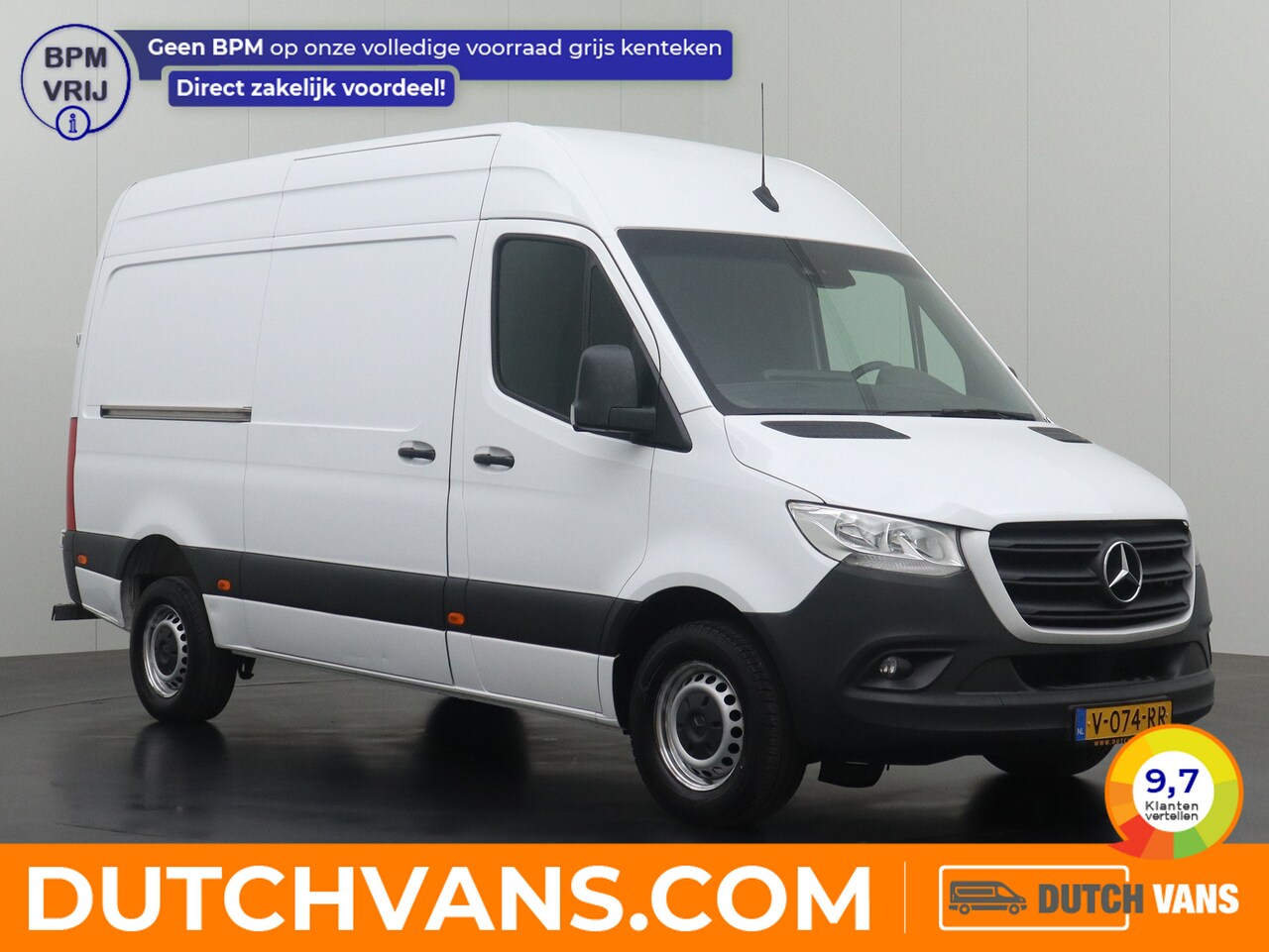 Mercedes-Benz Sprinter - 316CDI 7G-Tronic Automaat L2H2 2800Kg Trekhaak | Navigatie | Camera | Airco | Cruise | Bet - AutoWereld.nl