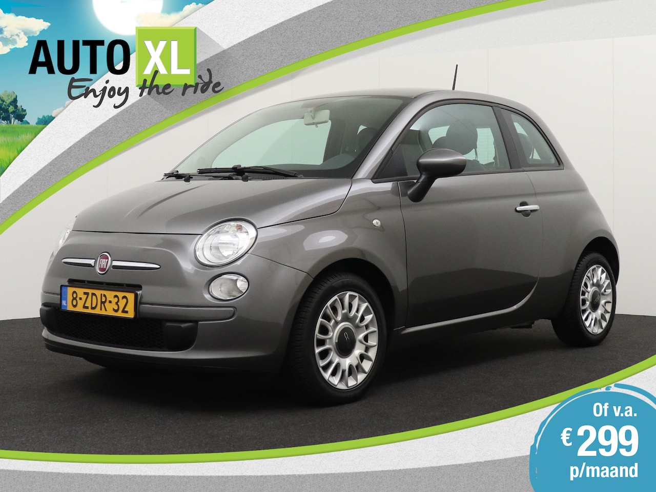 Fiat 500 - 1.0 TwinAir Pop Airco 15' Lichtmetalen velgen Metaalkleur-Lak 1 - AutoWereld.nl