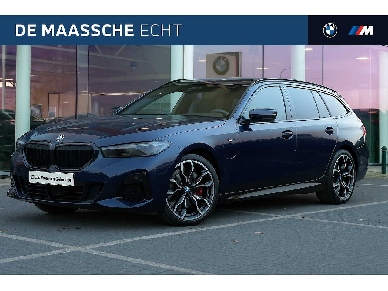 BMW 5-serie Touring - 530e M Sport Automat / Panoramadak / Trekhaak / Stoelventilatie / Adaptieve LED / Parking - AutoWereld.nl