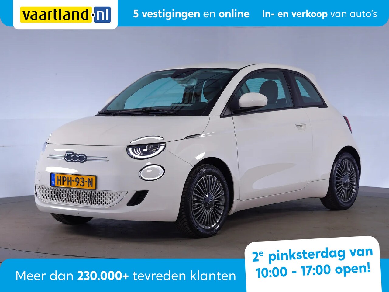 Fiat 500 - Icon 42 kWh [ Led Navi Camera Carplay ] - AutoWereld.nl