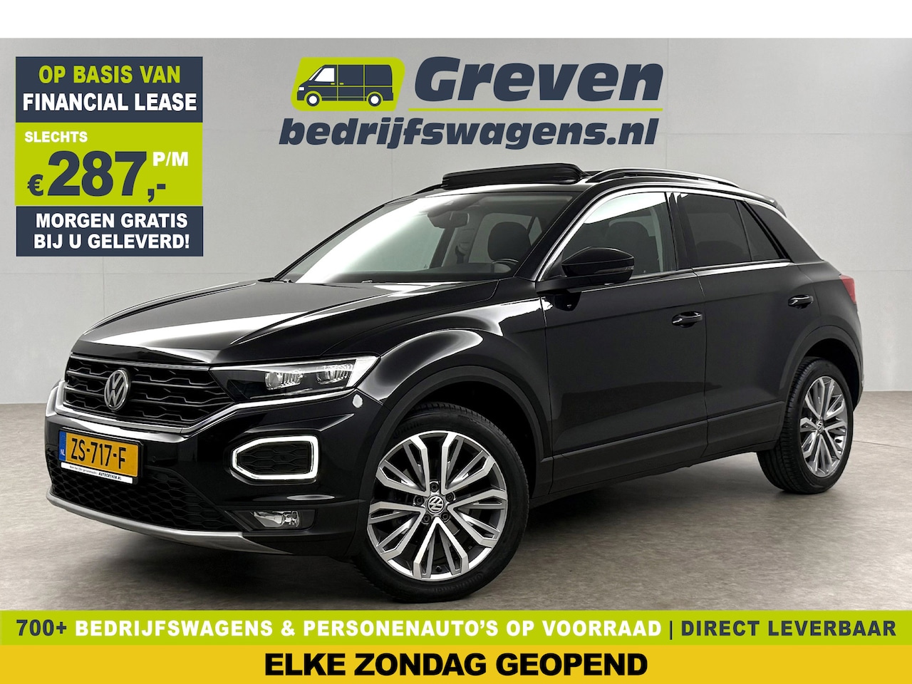 Volkswagen T-Roc - 1.0 TSI Style Pano LED Carplay Clima Adaptive Cruise Navigatie PDC 18''LMV - AutoWereld.nl