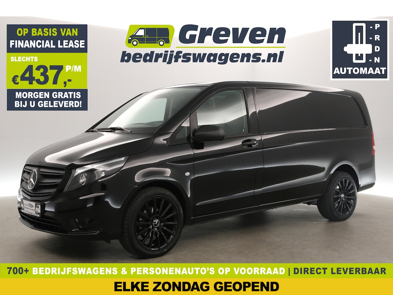 Mercedes-Benz Vito - 114 CDI Lang Automaat Airco Cruise Carplay 3 Persoons 19''LMV Elektrpakket Trekhaak - AutoWereld.nl