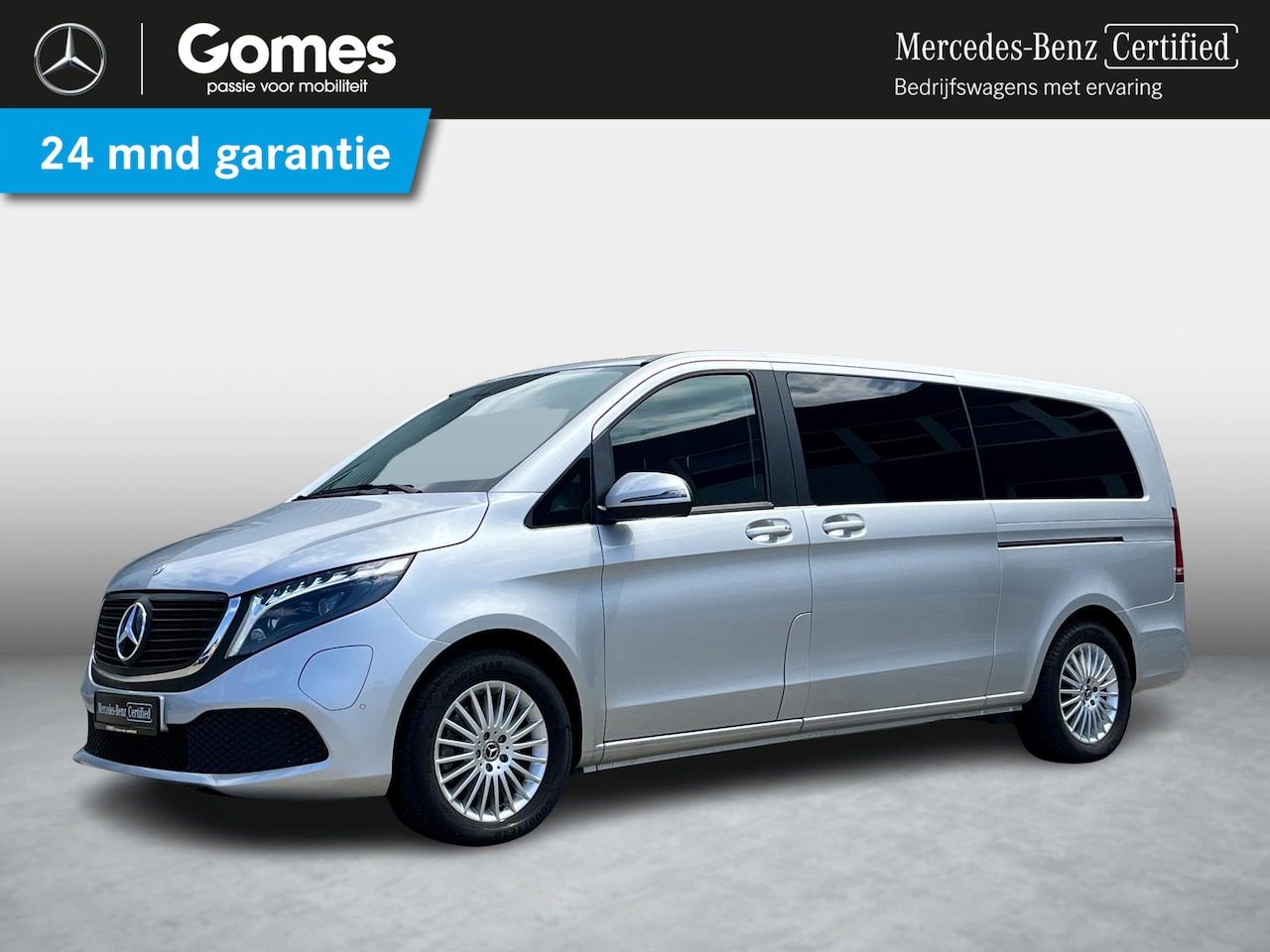 Mercedes-Benz EQV - 300 L3 90 kWh | 8-persoons | elektrische zijschuifdeuren | verlengde rails achterin - AutoWereld.nl