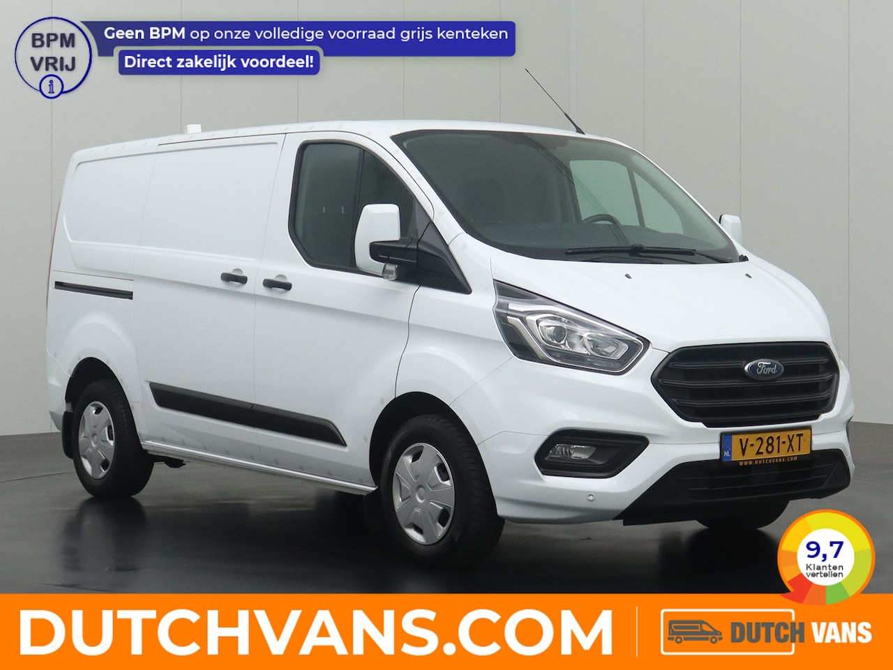 Ford Transit Custom - 2.0TDCI | 2xSchuifdeur | Werkplaatsinrichting | 3-Persoons | Airco | Cruise | Trekhaak - AutoWereld.nl