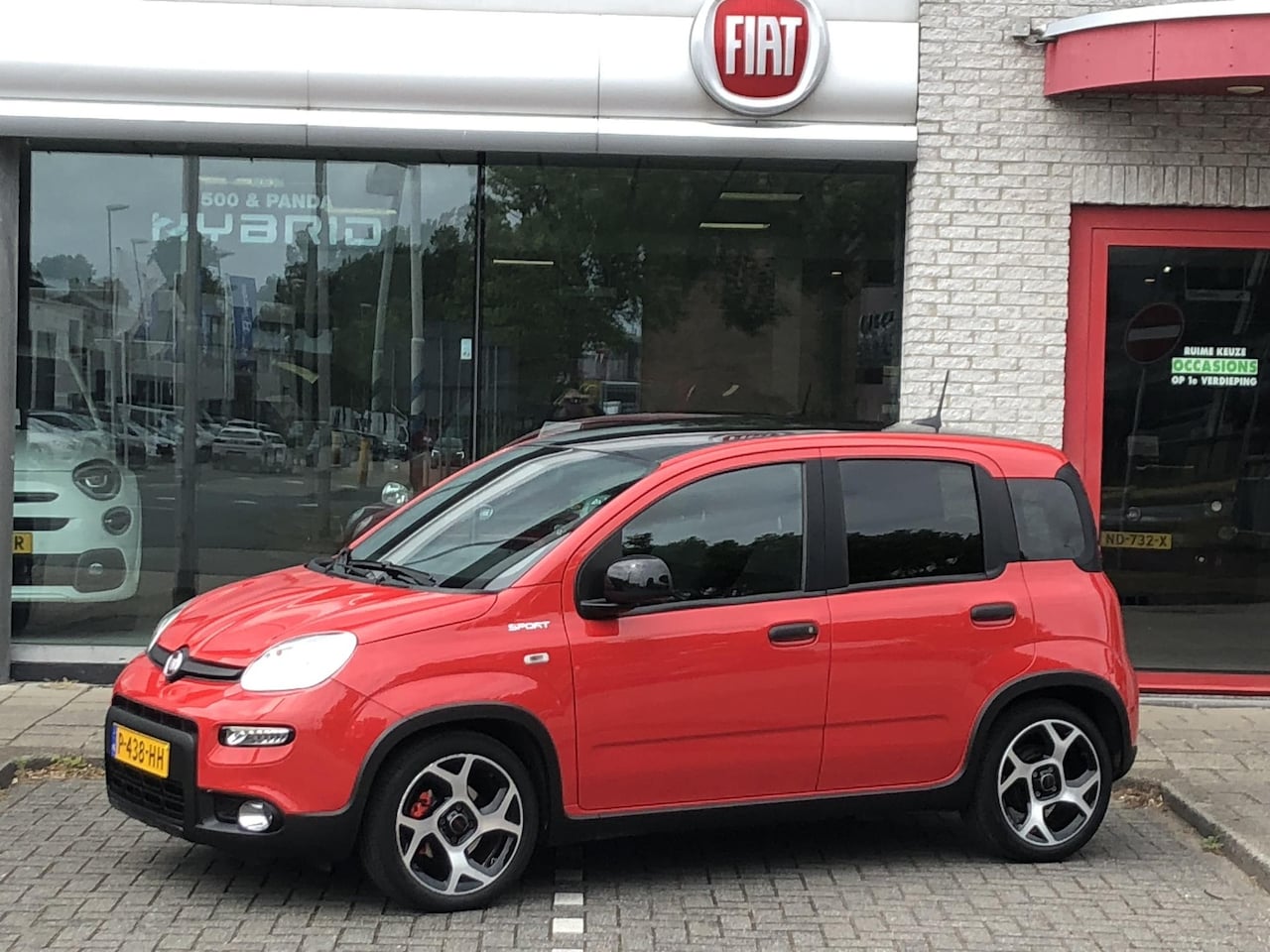 Fiat Panda - 1.0 Hybrid Sport 5-drs CLIMATE|APPLE/ANDROID|TREKHAAK|16" - AutoWereld.nl