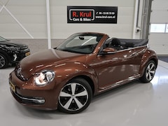Volkswagen Beetle Cabriolet - 1.2 TSI Allstar Airco-ecc Half leer Navigatie Camera Stoelverwarming Cruise control Boekje
