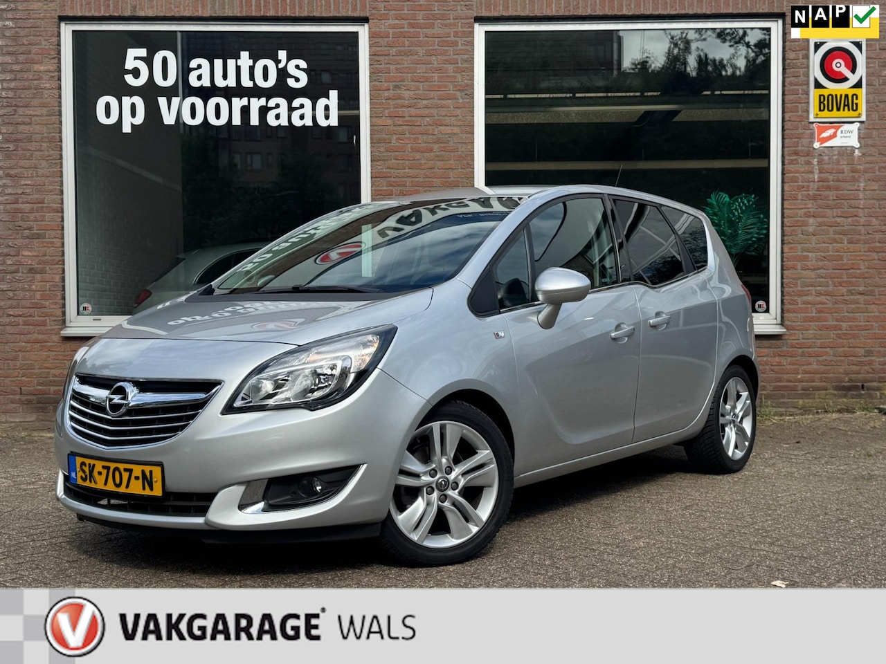 Opel Meriva - 1.4 TURBO | NAVI | VELGEN | CAMERA | PDC | AIRCO - AutoWereld.nl