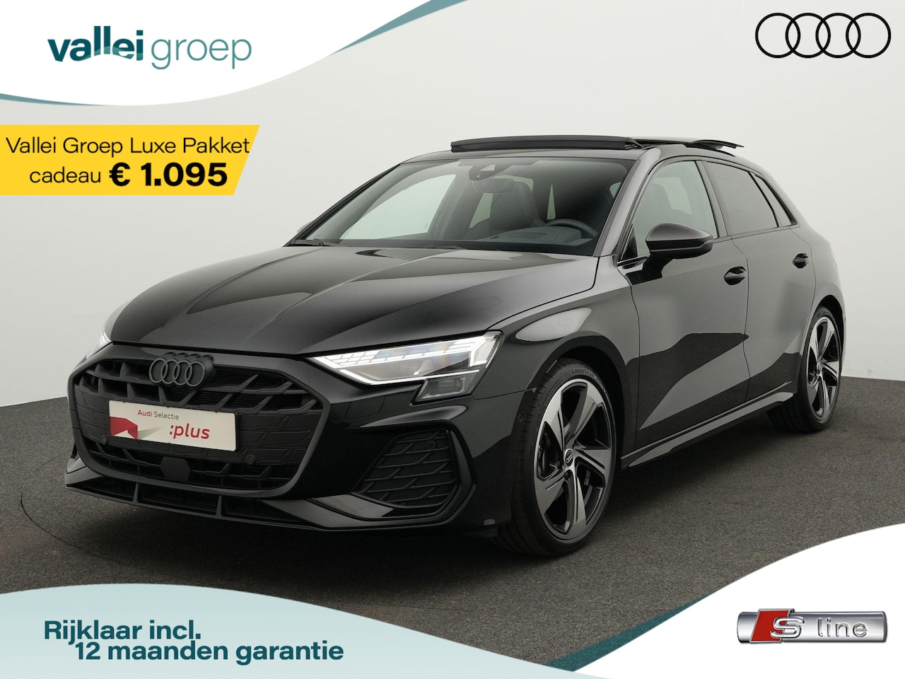 Audi A3 Sportback - S edition 35 TFSI 150 pk S-tronic | Pano | HUD | Leder | SONOS | ACC | Side Assist | 19 in - AutoWereld.nl