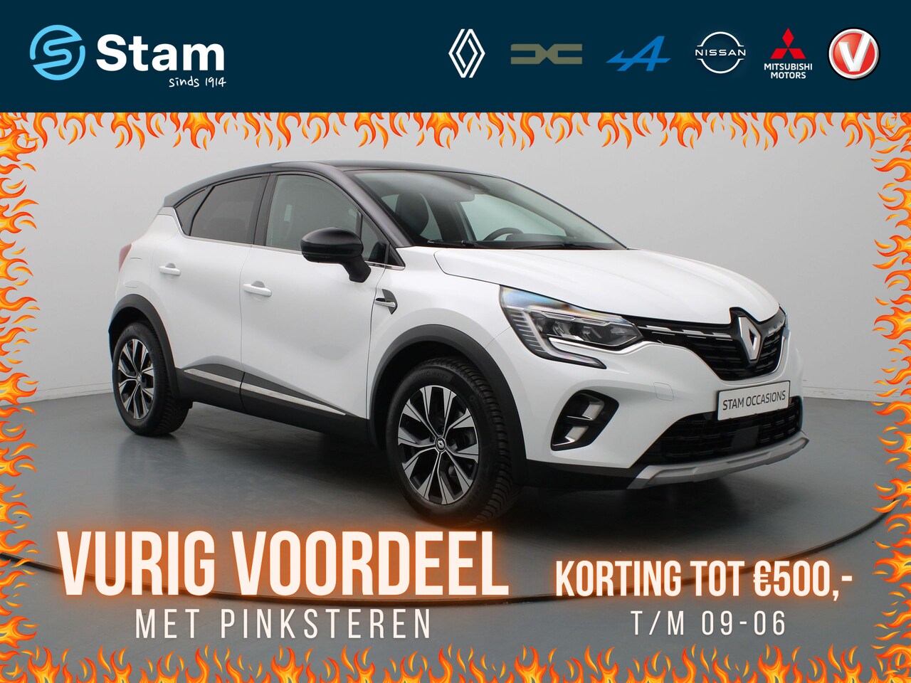 Renault Captur - TCe 140pk Intens EDC/AUTOMAAT Camera | Climate | Cruise | Navi | Parkeersens. v+a - AutoWereld.nl