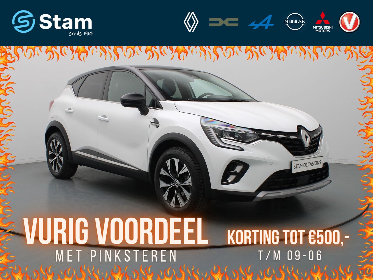 Renault Captur - 160pk E-Tech plug-in hybrid techno Camera | Climate | Cruise | Navi | Parkeersens. v+a - AutoWereld.nl
