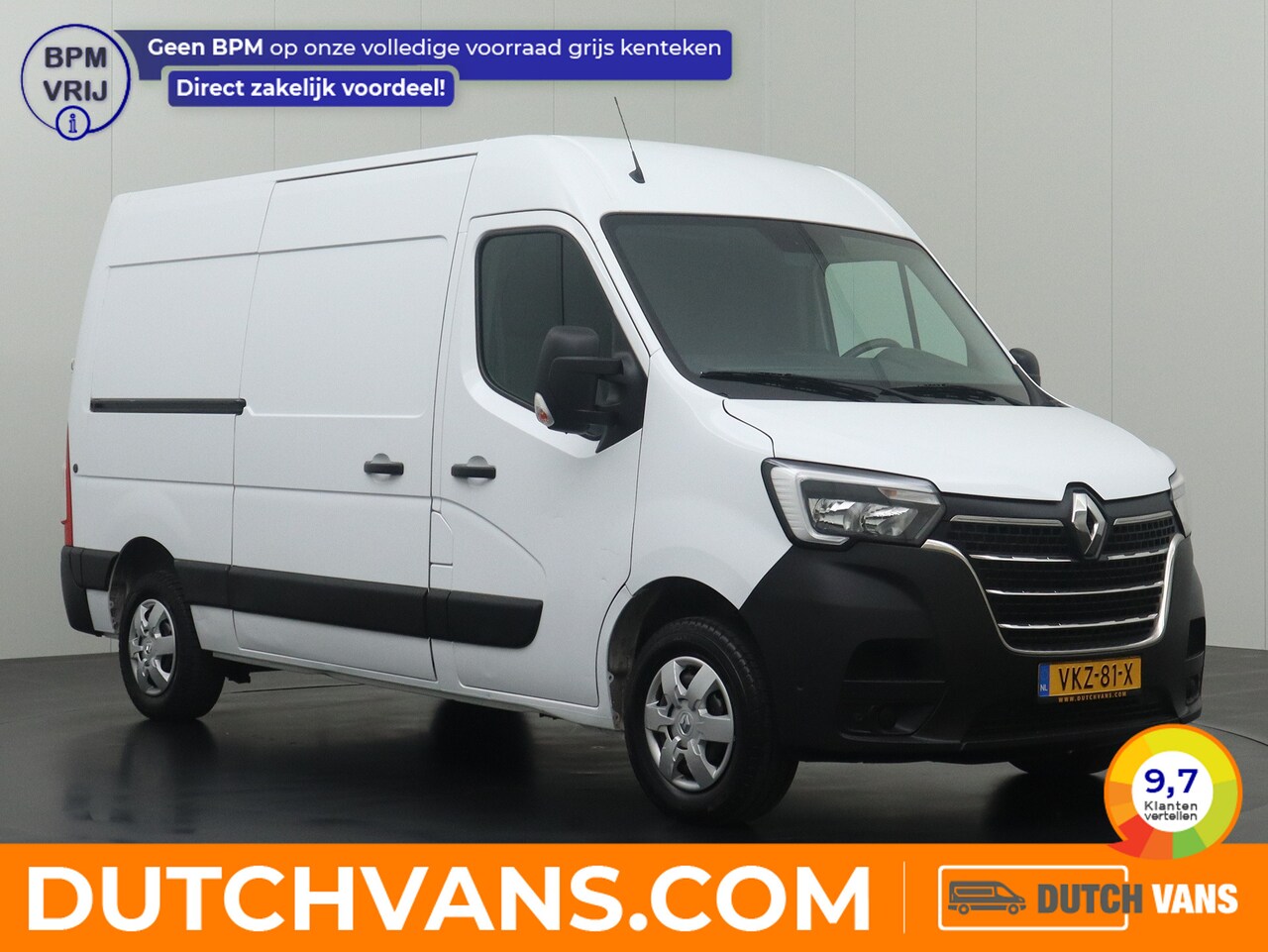 Renault Master - 2.3DCi 135PK L2H2 Work Edition | 2xSchuifdeur | Navigatie | Camera | 3-Persoons | Betimmer - AutoWereld.nl