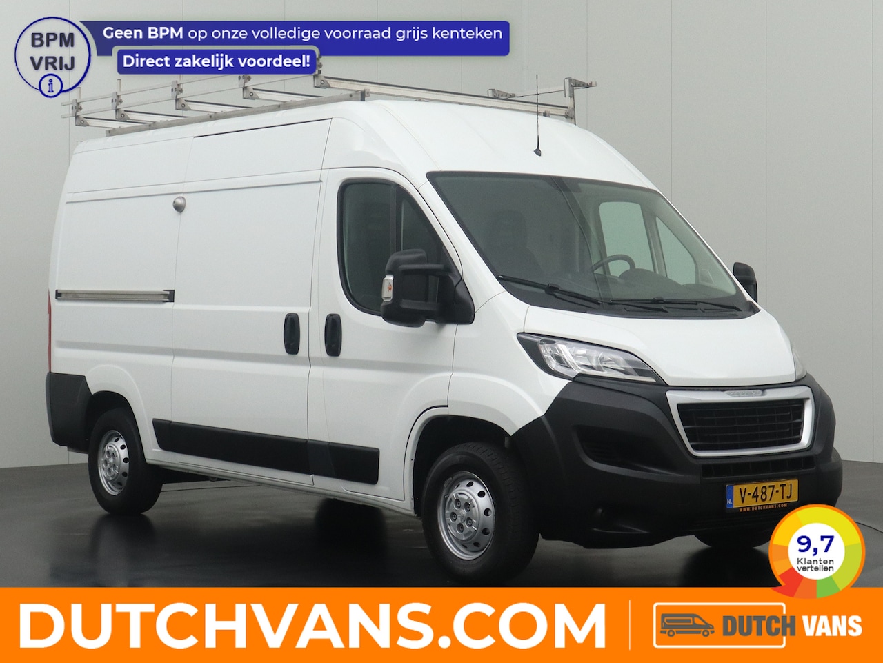 Peugeot Boxer - 2.0BlueHDI 130PK L2H2 Premium | Glasresteel | Trekhaak | Navigatie | 3-Persoons | Airco | - AutoWereld.nl