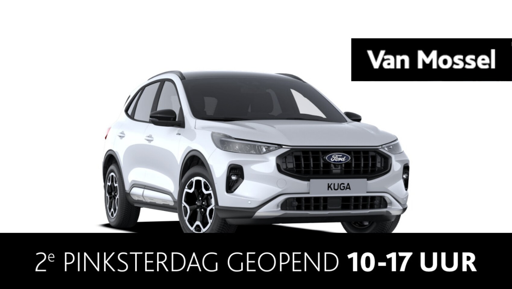 Ford Kuga - 2.5 PHEV Active X | 2100KG TREKGEWICHT | €4000,- FORD VOORDEEL | 243 PK!  |  FROZEN WHITE - AutoWereld.nl