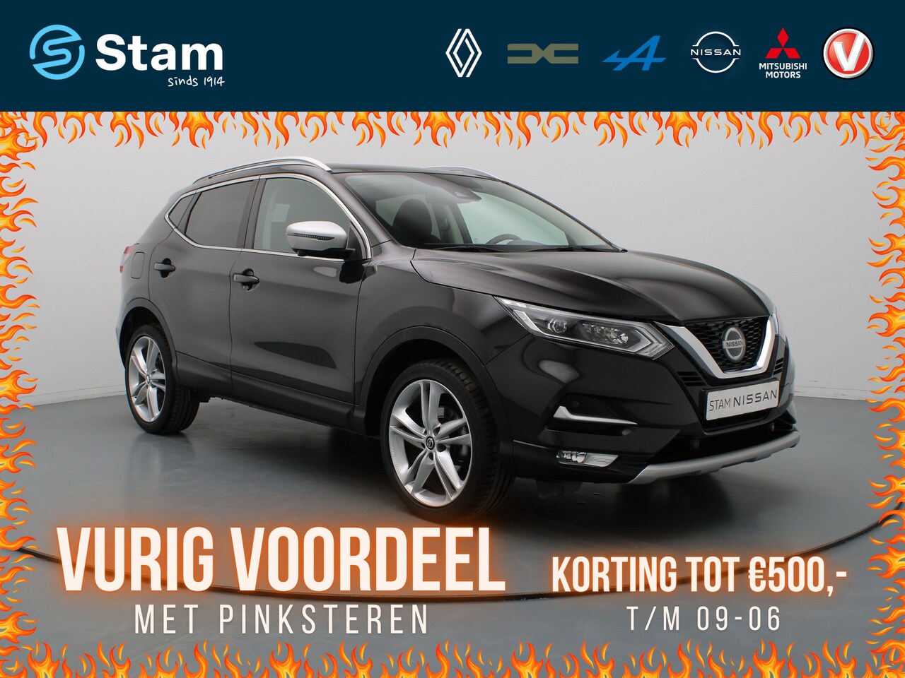 Nissan Qashqai - 140pk DIG-T N-Motion 360° Camera | Cruise | Parkeersens. v+a | Panoramadak - AutoWereld.nl