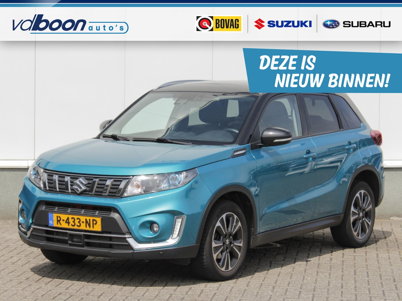 Suzuki Vitara - 1.4 Boosterjet Stijl | Navi | Cruise | Leder | Camera | Lm-Velgen | Trekhaak - AutoWereld.nl