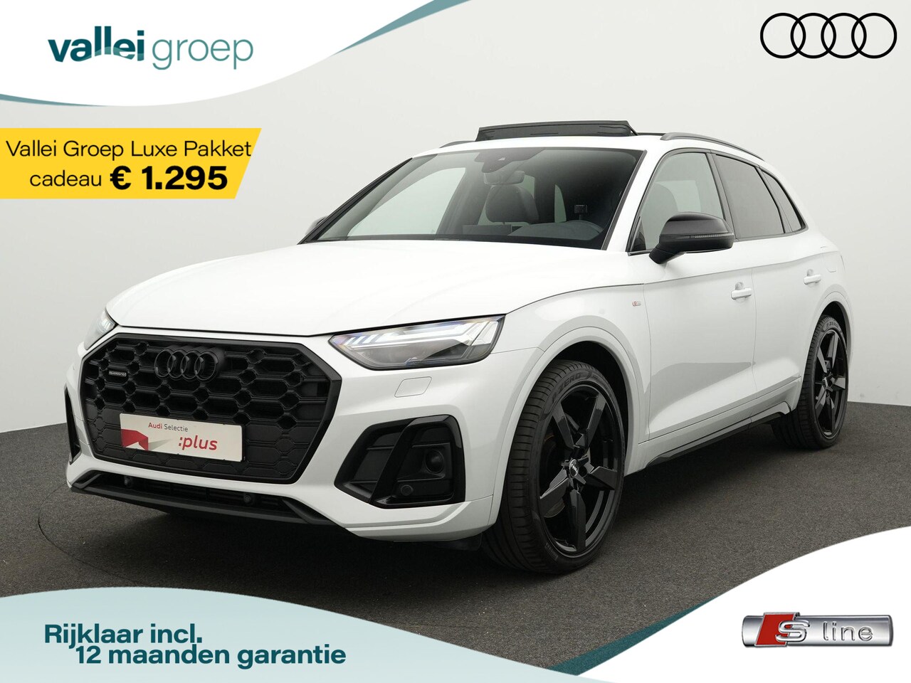 Audi Q5 - S edition 55 TFSI e 367 pk S-tronic quattro | Panoramadak | Trekhaak | Matrix LED koplampe - AutoWereld.nl