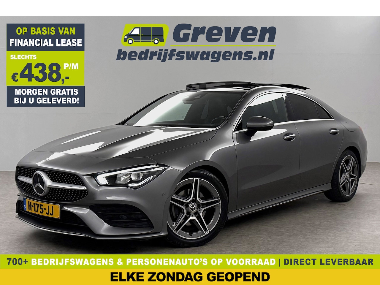 Mercedes-Benz CLA-Klasse - 180 AMG Pano Sfeer Camera LED Carplay Virtual Clima Cruise Navi PDC 18''LMV - AutoWereld.nl