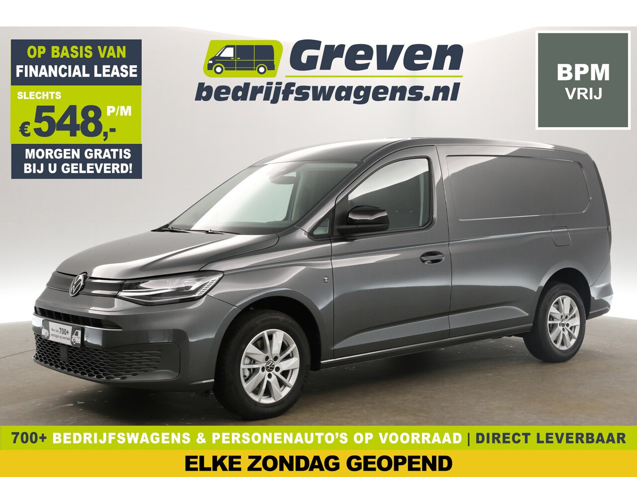 Volkswagen Caddy Maxi - 2.0 TDI Style L2H1 123PK | NIEUW | BPM Vrij | DSG Automaat Airco Camera Carplay Cruise Nav - AutoWereld.nl