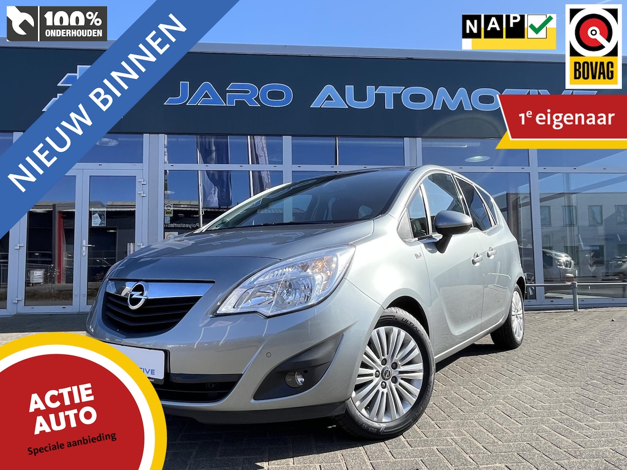 Opel Meriva - 1.4 Turbo Design Edition | Trekhaak | 4 nieuwe zomerbanden | Keurige auto! - AutoWereld.nl