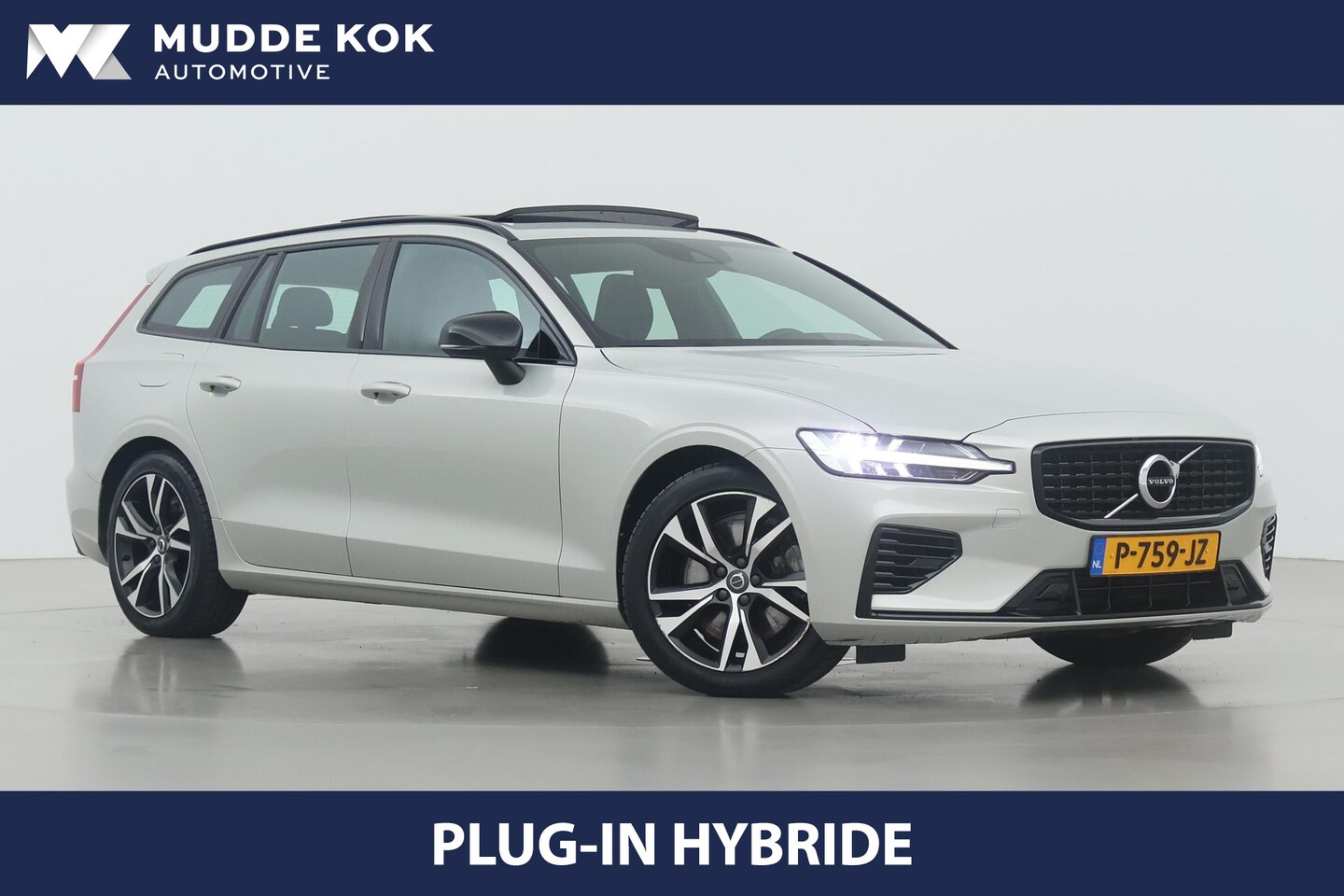 Volvo V60 - T6 Recharge R-Design | Long Range | ACC | Panoramadak | Head-Up | harman/kardon | Trekhaak - AutoWereld.nl