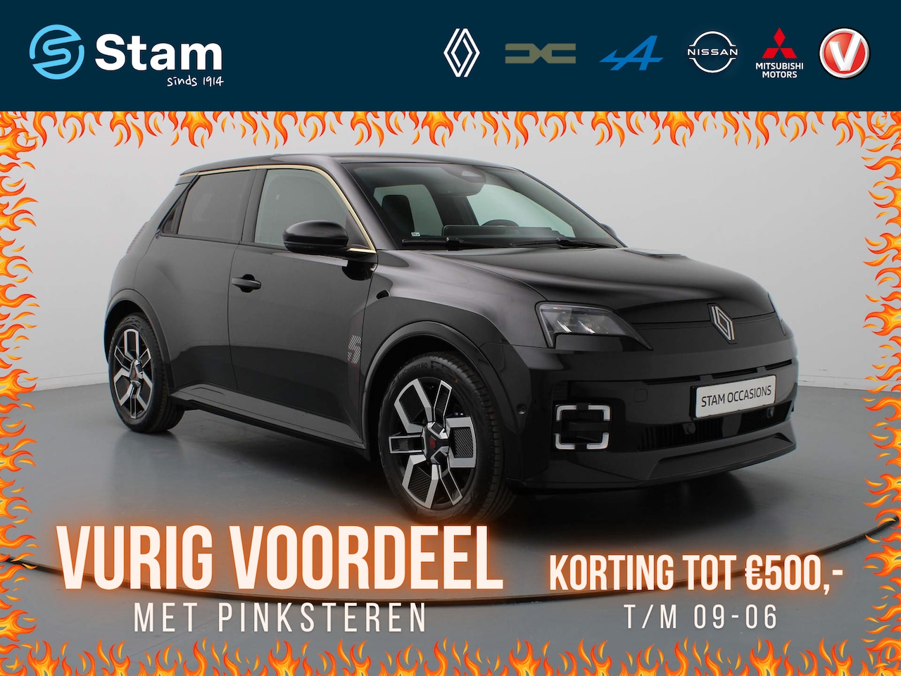 Renault 5 - 150pk comfort range iconic cinq 52 kWh Adapt. cruise | Camera | Navi | Parksens. | Stoel-/ - AutoWereld.nl