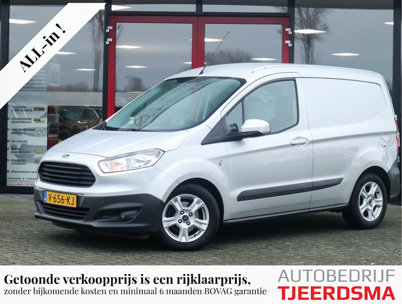 Ford Transit Courier - 1.5 TDCI Trend | Trekhaak | Airco | Cruise Control | Parkeersensoren | Lichtmetalen Velgen - AutoWereld.nl