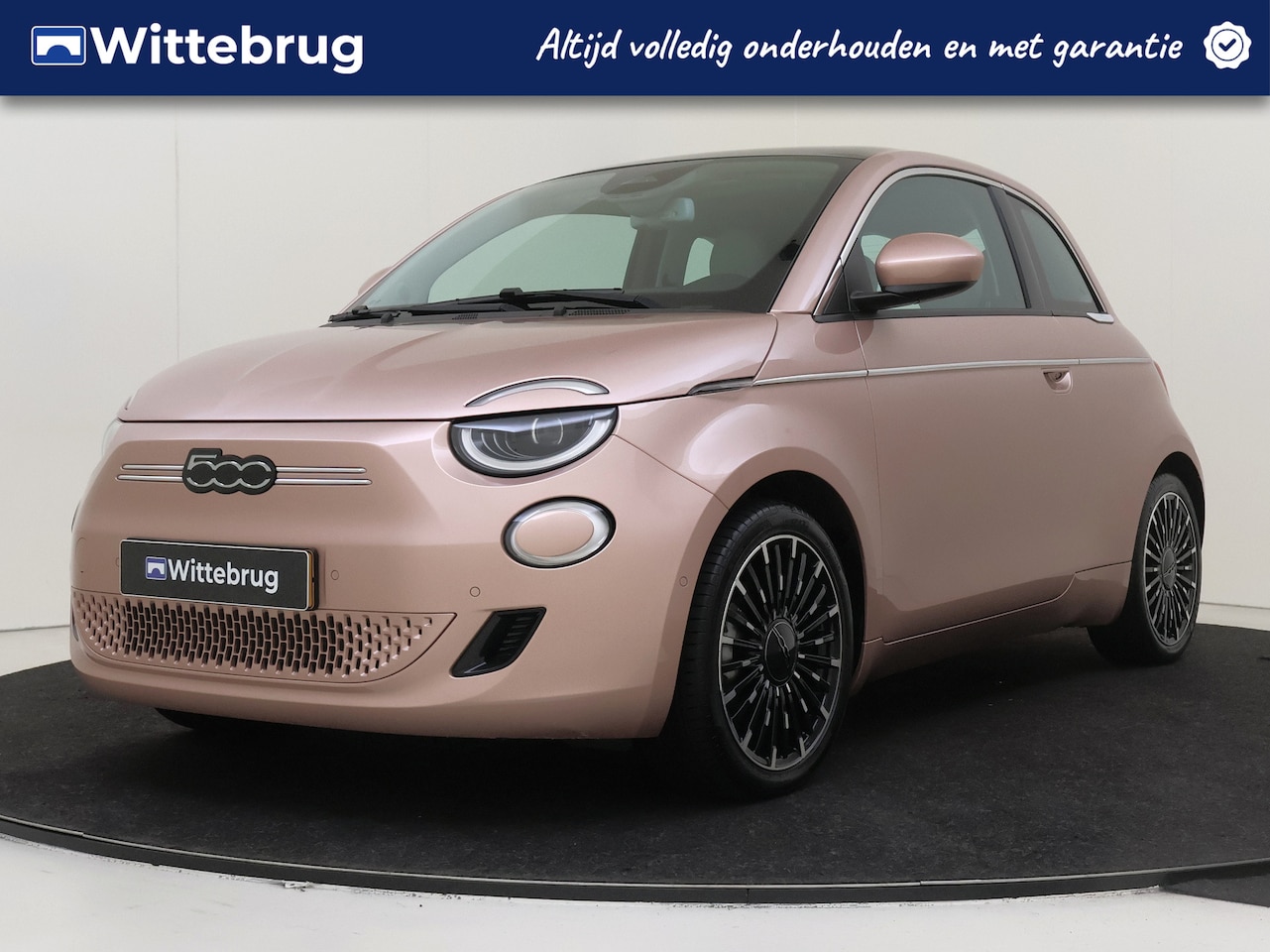 Fiat 500 - La Prima 42 kWh LEDER !! - AutoWereld.nl