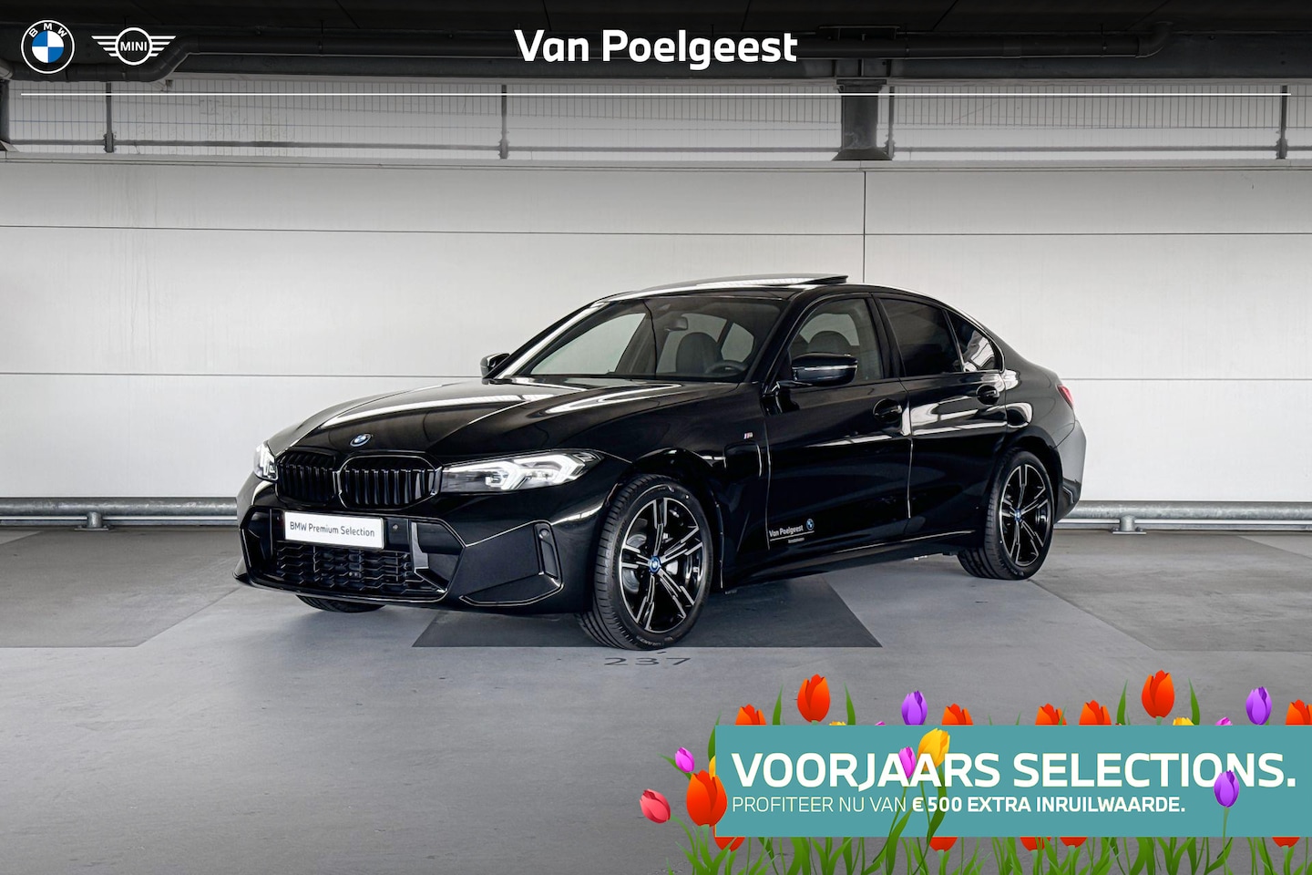 BMW 3-serie - Sedan 320e | M Sportpakket | Trekhaak met elektrisch wegklapbare kogel | Selections 500 - AutoWereld.nl