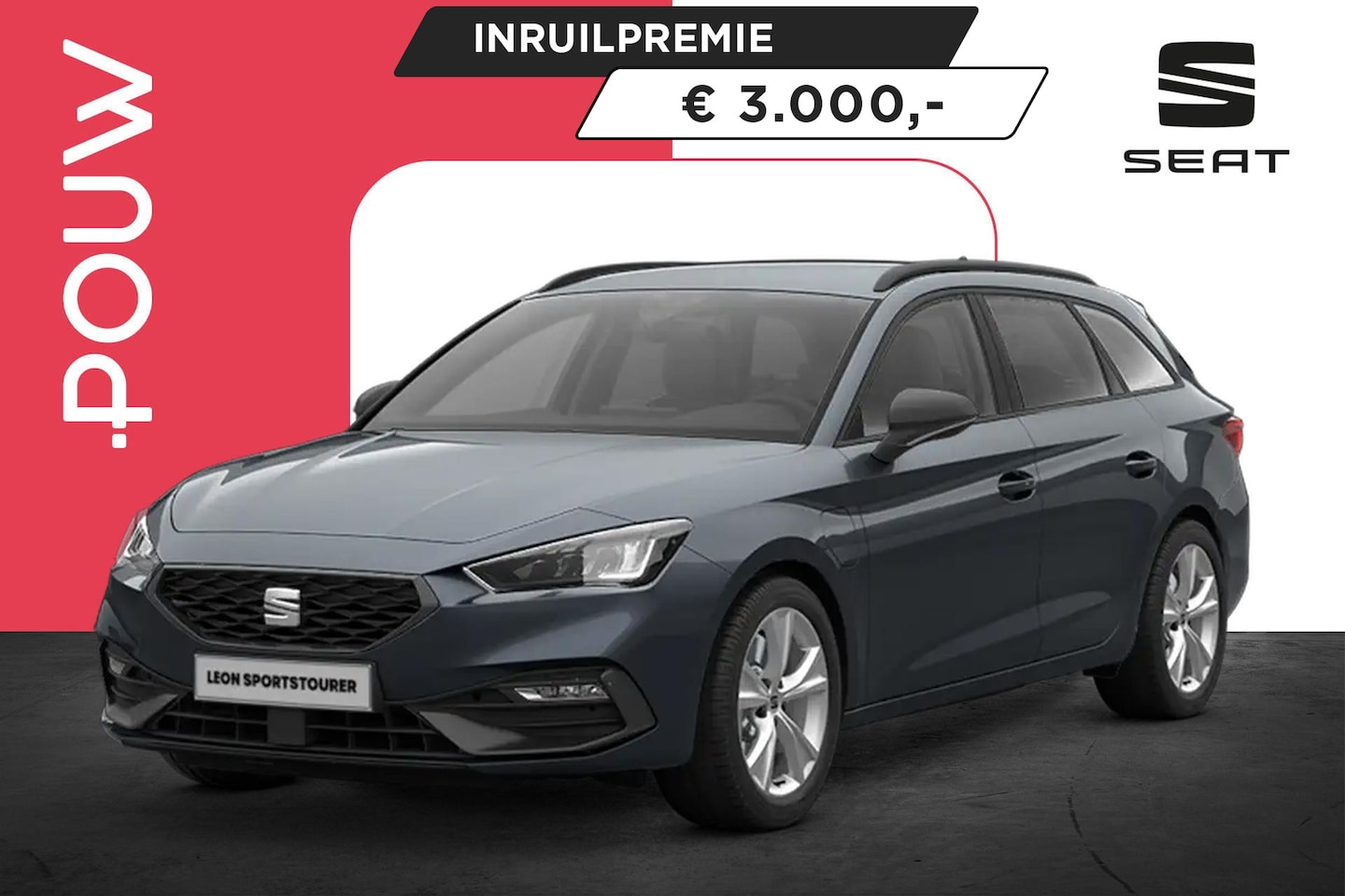 Seat Leon Sportstourer - 1.5 TSI e-Hybrid 204pk FR PHEV First Edition | Climate Control | Achteruitrijcamera - AutoWereld.nl