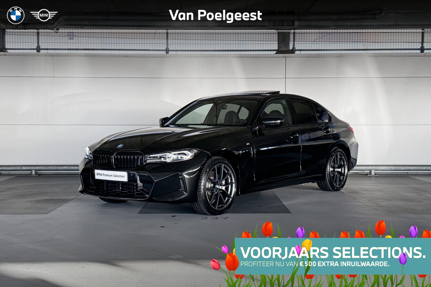 BMW 3-serie - Sedan 320e | M Sportpakket | Trekhaak met elektrisch wegklapbare kogel | Selections 500 - AutoWereld.nl