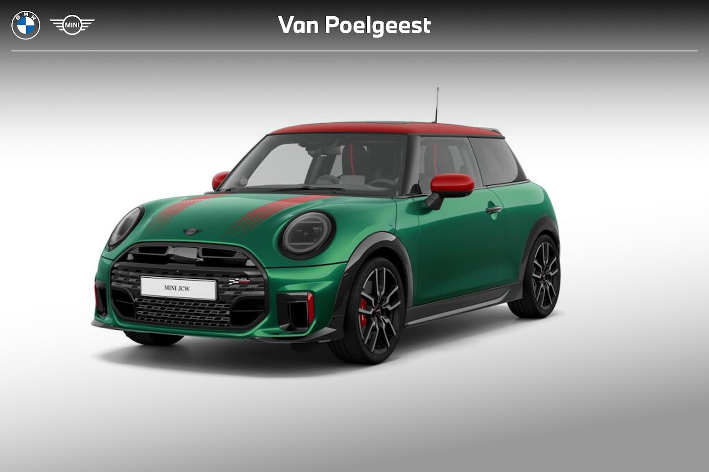 MINI John Cooper Works - 3-deurs 2.0 JCW Cooper XL | Pakket XL | Dak en spiegelkappen in Chili Red - AutoWereld.nl