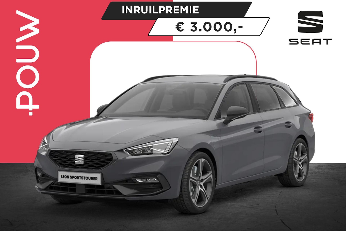 Seat Leon Sportstourer - 1.5 TSI e-Hybrid 204pk FR PHEV First Edition | 18" Velgen | Climate Control - AutoWereld.nl