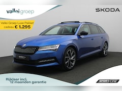 Skoda Superb Combi - 1.4 TSI 218 pk DSG iV Sportline Business | Panoramadak | Matrix LED | Geheugenstoelen | Na