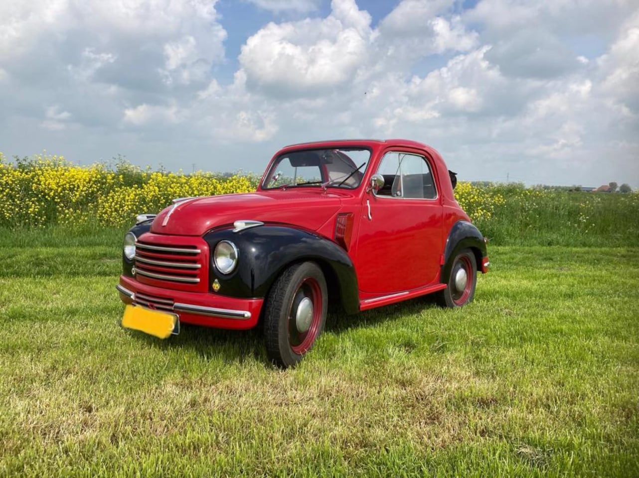 Fiat Topolino - 1955 / In goede staat / met taxatierapport / Cabrio / Two tone - AutoWereld.nl