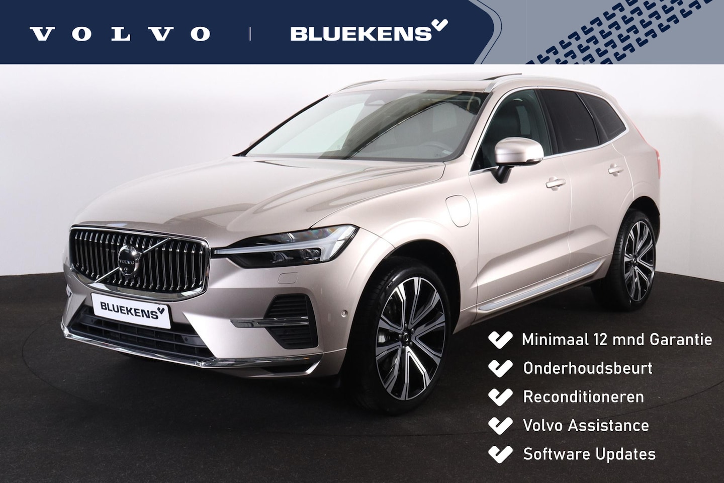 Volvo XC60 - T8 Recharge AWD Plus Bright - LONG RANGE - Panorama/schuifdak - IntelliSafe Assist & Surro - AutoWereld.nl