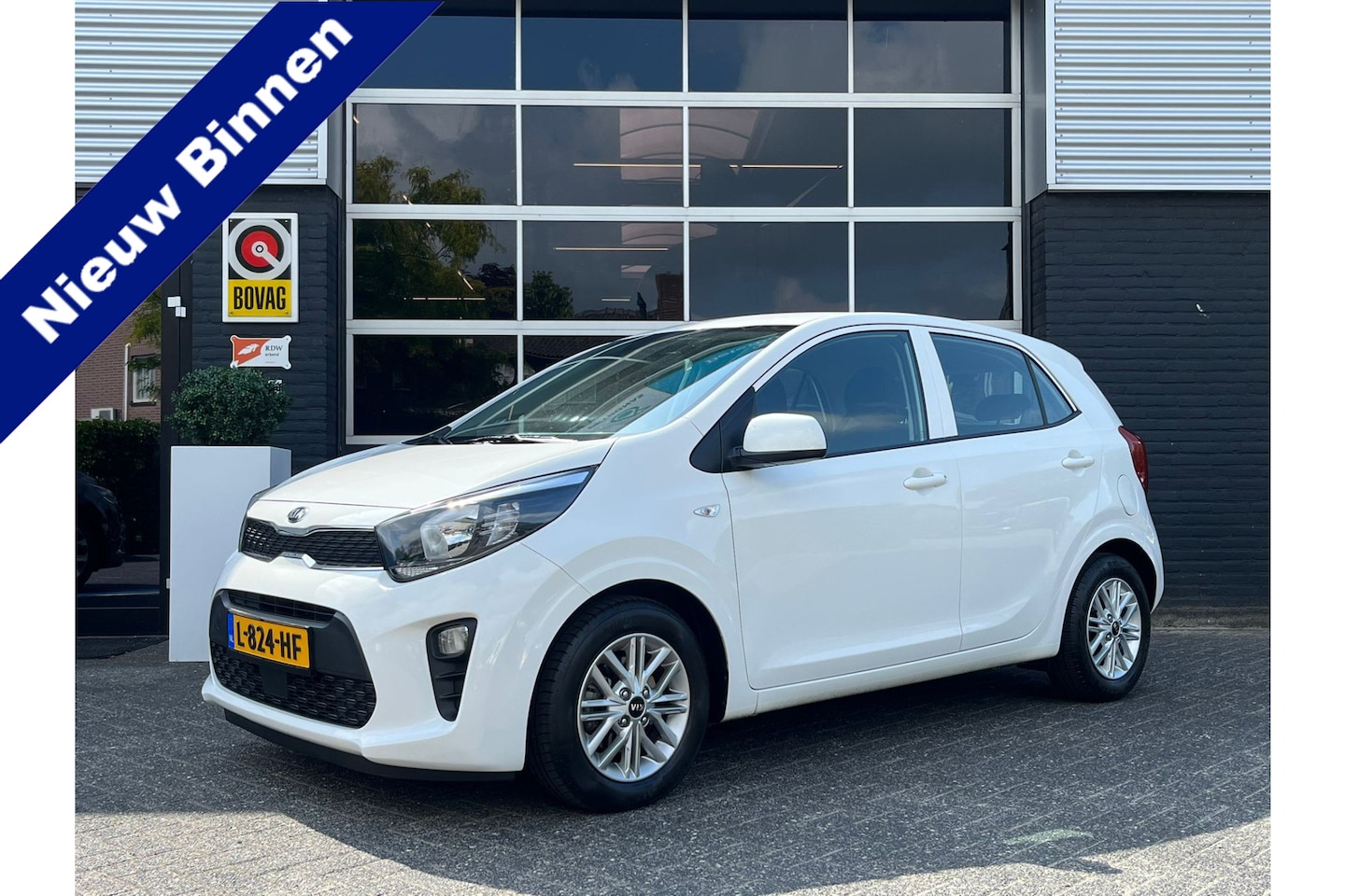 Kia Picanto - 1.0 DynamicLine, Automaat, Airco, Bluetooth, Camera, Cruise, NAP - AutoWereld.nl