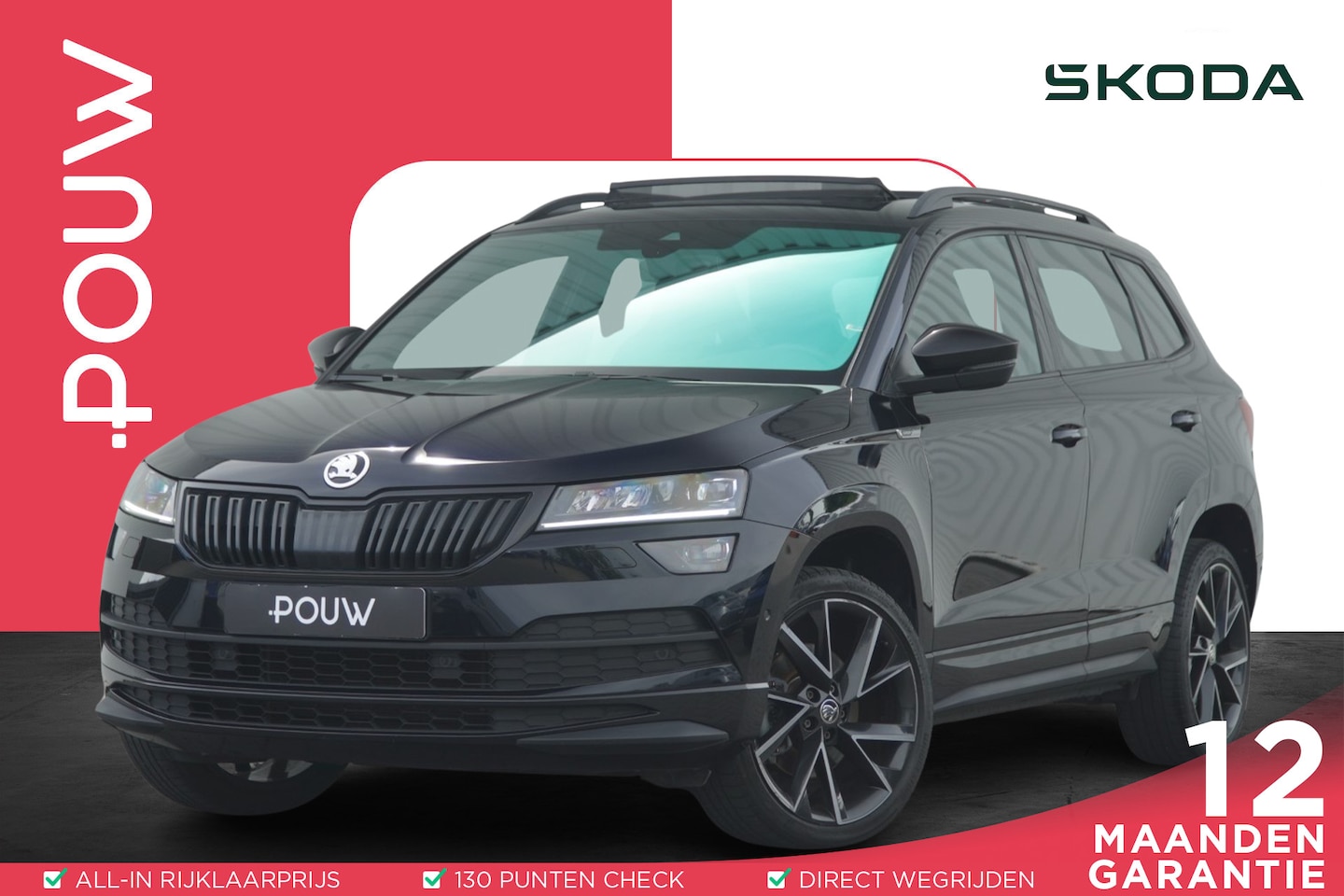 Skoda Karoq - 1.5 TSI 150pk DSG ACT Sportline Business | Panoramadak | Verwarmbare Voorruit | Canton Aud - AutoWereld.nl