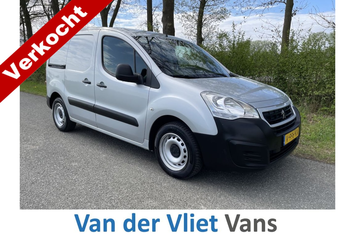Peugeot Partner - 1.6 BlueHDi E6 BPM Vrij! Lease €191 p/m, Airco, Cruise controle, onderhoudshistorie aanwez - AutoWereld.nl