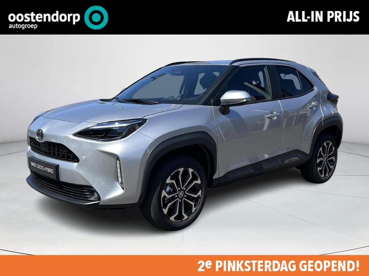 Toyota Yaris Cross - 1.5 Hybrid 115 Dynamic | Comfort Pack | Shimmering silver metallic | Nieuw uit voorraad le - AutoWereld.nl