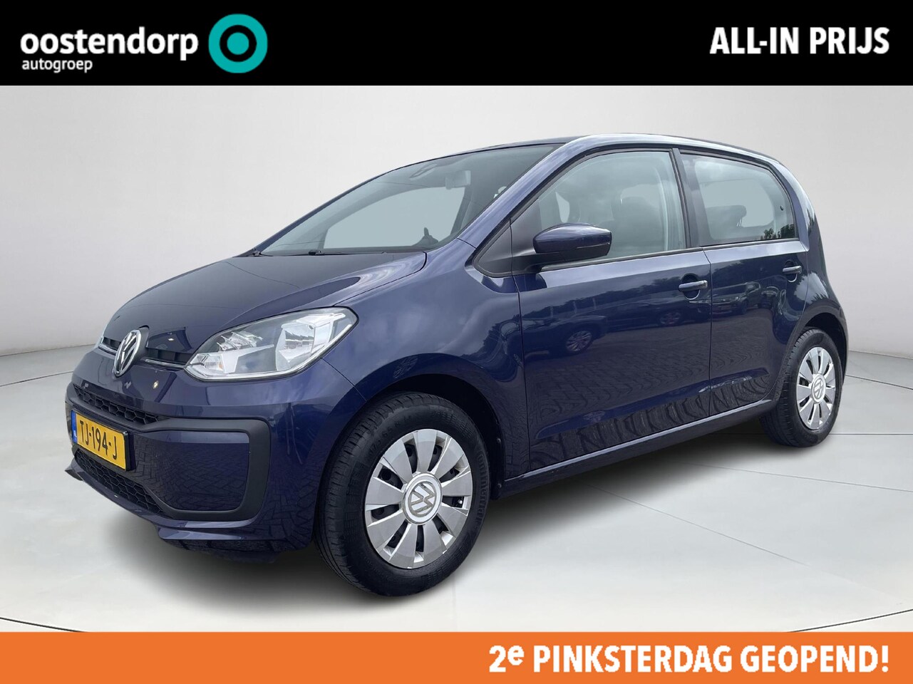 Volkswagen Up! - 1.0 BMT move up! Airco | Parkeersensoren achter | Achteruitrij camera | DAB | Bleutooth | - AutoWereld.nl