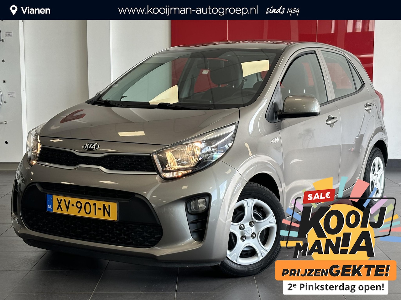 Kia Picanto - 1.0 CVVT EconomyPlusLine | Lage KM stand | Airco | Elektrische ramen | Bluetooth telefoonv - AutoWereld.nl