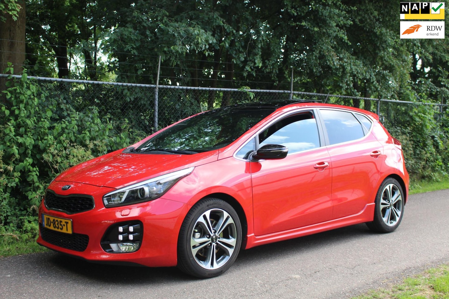 Kia Cee'd - 1.0 T-GDi GT-Line *2e EIG *PANO *CAMERA *Keyless *Navi *Stoel&Stuur Verwarming - AutoWereld.nl