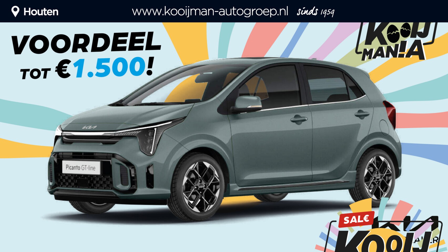 Kia Picanto - 1.0 DPI DynamicPlusLine Automaat! Ruim €1.300,- Voordeel! Meerdere kleuren uit voorraad le - AutoWereld.nl