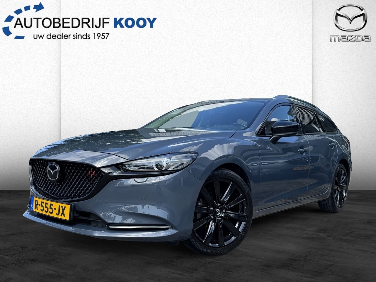 Mazda 6 Sportbreak - 2.0 165pk Sportive / Automaat / Dakspoiler / Leder rood - AutoWereld.nl
