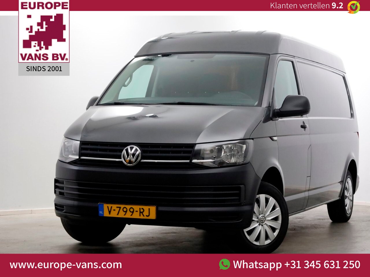 Volkswagen Transporter - T6 2.0 TDI 102pk L2H2 Airco/Navi/Achterklep 07-2018 - AutoWereld.nl