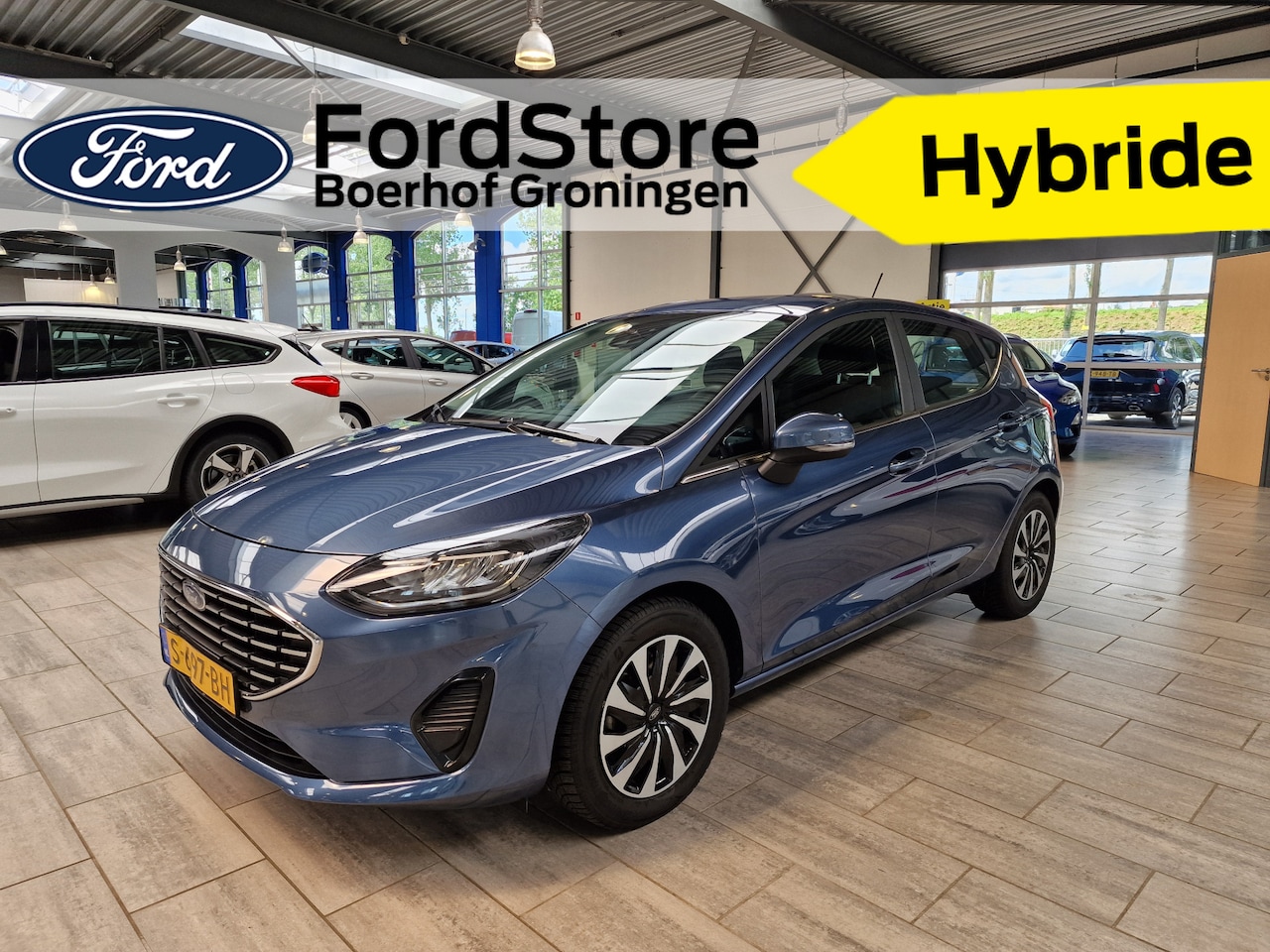 Ford Fiesta - EcoBoost Hybrid 125 pk Titanium | Parkeersensoren | All-season banden | Apple carplay | - AutoWereld.nl