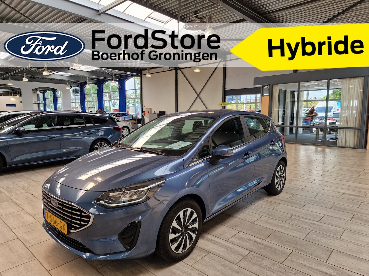 Ford Fiesta - EcoBoost Hybrid 125 pk Titanium I Nw Model | Climate | Parkeersensoren | Cruise I Apple Ca - AutoWereld.nl