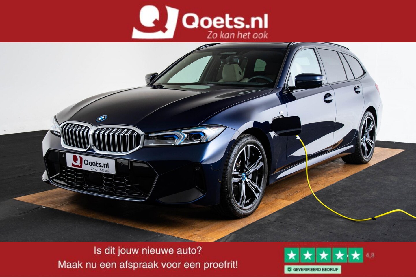 BMW 3-serie Touring - 330e High Executive M Sport - Panoramadak - Parking/Driving Assistant - Hifi - Getinte Rui - AutoWereld.nl