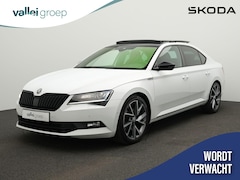 Skoda Superb - 1.8 TSI 180 pk DSG Sportline Business | Panoramadak | 1e Eigenaar | Geheugenstoelen | Navi